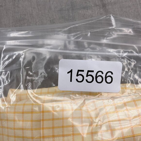 Brooks‎ Brothers 346 Shirt Men 17.5-4/5 Yellow Check OCBD Classic Non Iron VTG - Picture 10 of 10